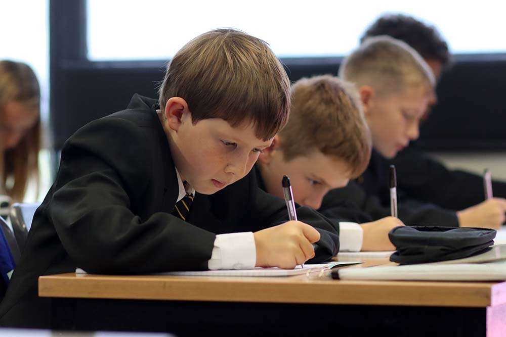 Outstanding Secondary School Cornwall, St Austell St Austell Secondary School Boy Studying
