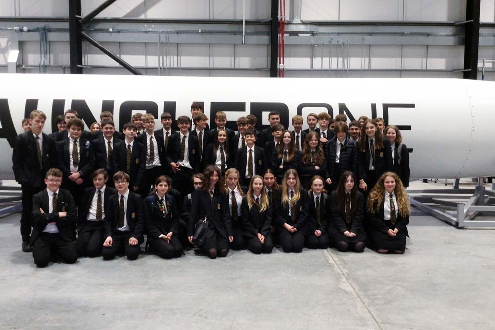 Cornwall Spaceport Visit Careers Spaceport Visit - Penrice Students